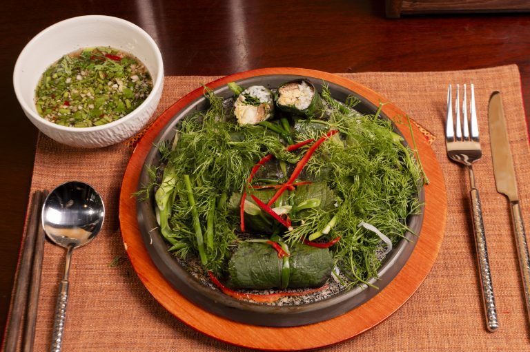 Grill Sturgeon On Hot Plate