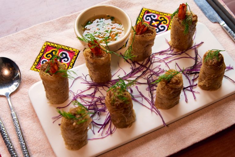 Crispy Shrimp & Pork Spring Rolls