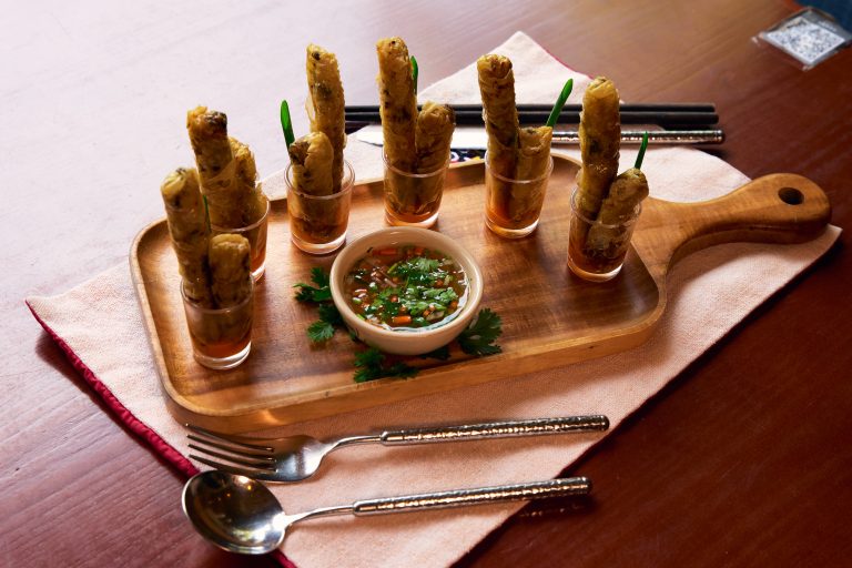 Deep Fried Vegetable Spring Rolls